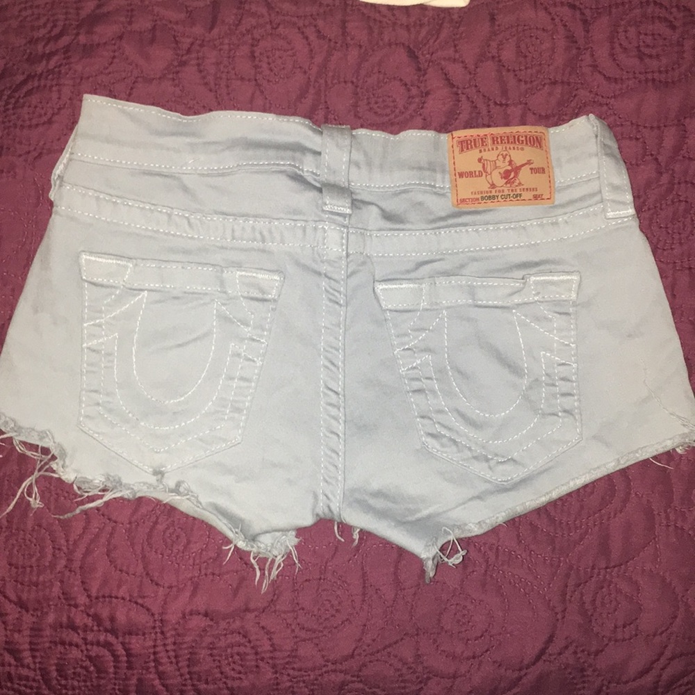 True religion Bobby cut off shorts